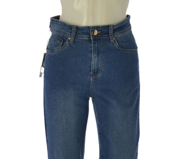 JEANS DONNA VITA ALTA CINQUE TASCHE MISTO COTONE  EMANUELA COSTA ART. EC6764