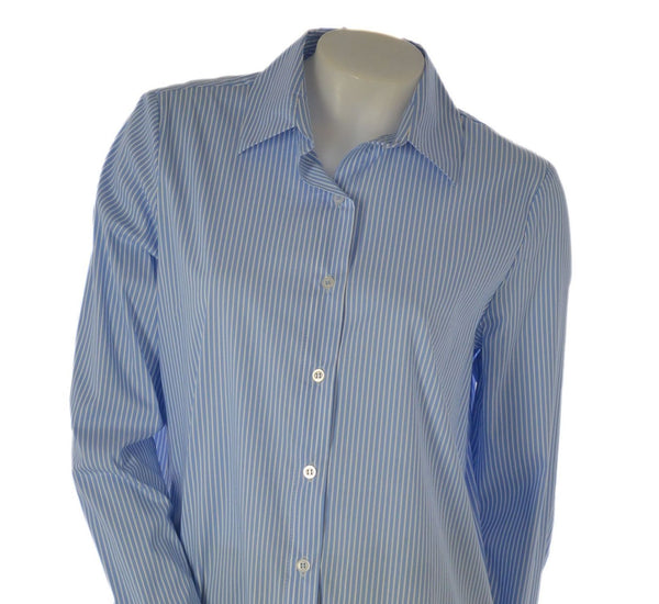 CAMICIA DONNA MANICA LUNGA FANTASIA A RIGHE MISTO COTONE  EMANUELA COSTA ART. 1182-25