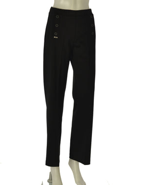 PANTALONE DONNA ELASTICO IN VITA PALAZZO ELEGANTE  EMANUELA COSTA ART. 35710-25