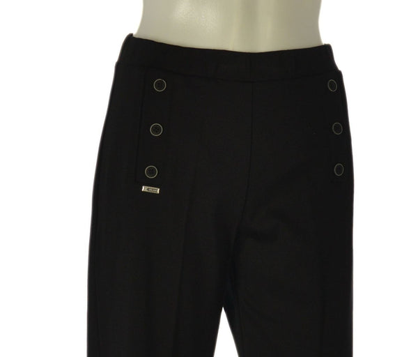 PANTALONE DONNA ELASTICO IN VITA PALAZZO ELEGANTE  EMANUELA COSTA ART. 35710-25