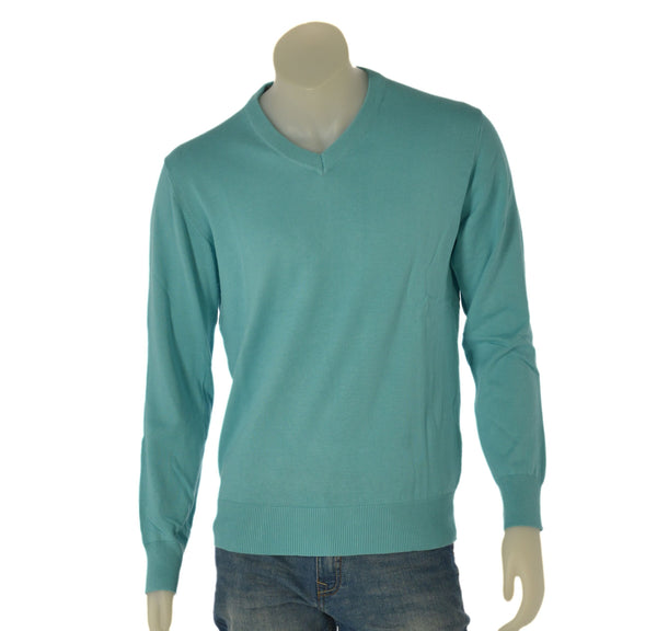 MAGLIONE COTONE PURO UOMO SCOLLO A V  HENRY BARROWS ART. MU0334