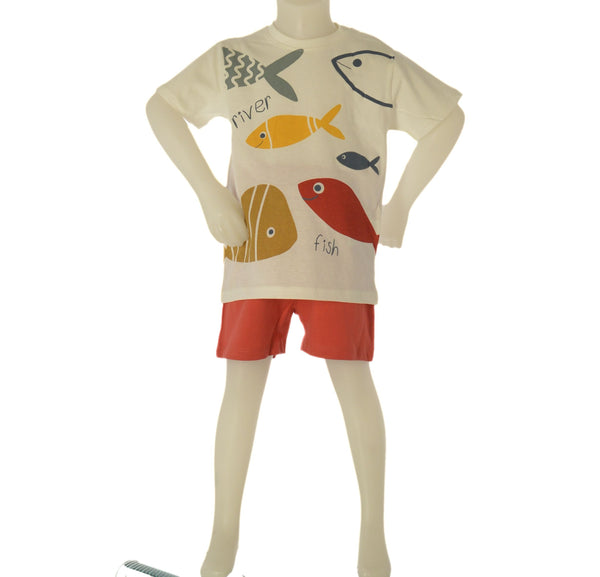 COMPLETO BAMBINO  COTONE ESTIVO LOSAN ART. LBBAP0602-25002