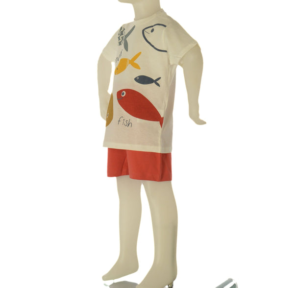 COMPLETO BAMBINO  COTONE ESTIVO LOSAN ART. LBBAP0602-25002