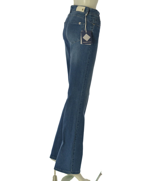 JEANS DONNA EMANUELA COSTA ZAMPA STRASS ART. EC6784