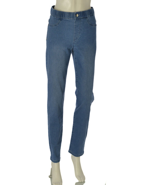 JEGGINGS JEANS DONNA TASCHE STRASS ELASTICO EMANUELA COSTA ART. EC6758