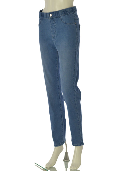 JEGGINGS JEANS DONNA TASCHE STRASS ELASTICO EMANUELA COSTA ART. EC6758