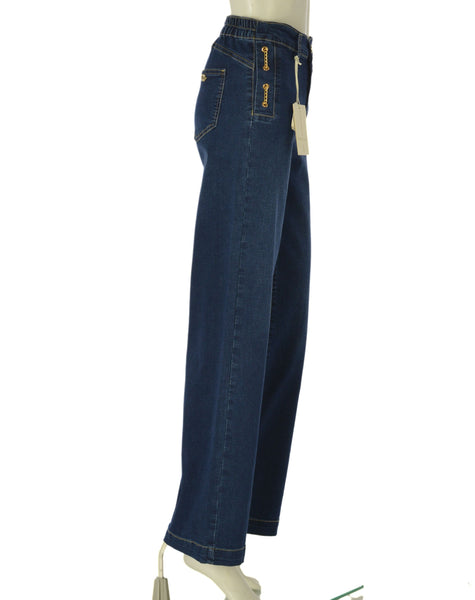 JEANS DONNA EMANUELA COSTA PALAZZO TASCHE ELASTICO ART. EC6752
