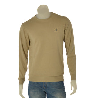 MAGLIONE UOMO BEVERLY HILLS POLO CLUB PARICOLLO POLSINI COTONE LOGO ART. M43440