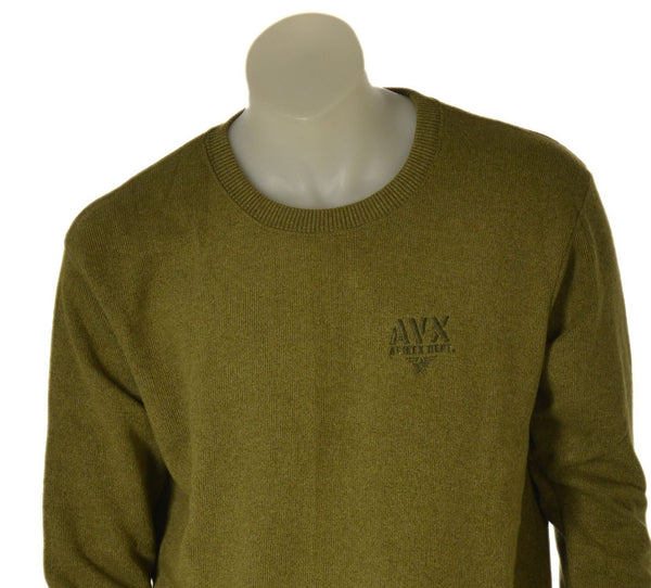 FELPA FLEECE UOMO AVIREX GIROCOLLO LOGO ART. AX0676