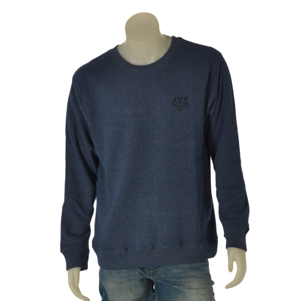 FELPA FLEECE UOMO AVIREX GIROCOLLO LOGO ART. AX0676