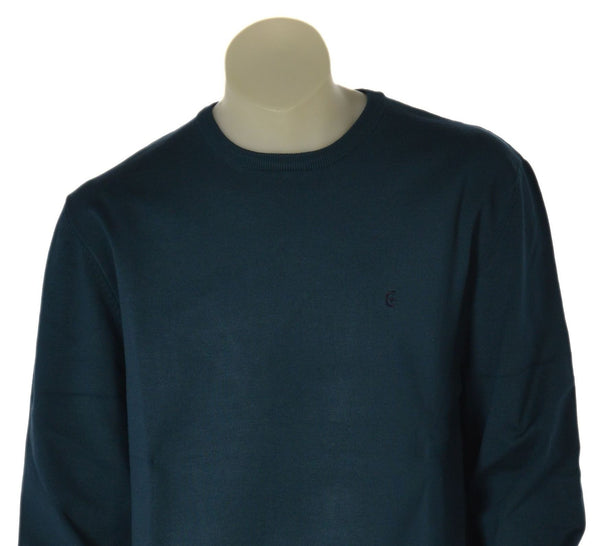 MAGLIONE UOMO COVERI TAGLIE OVER GIROCOLLO BASICO LOGO ART. OTR1765