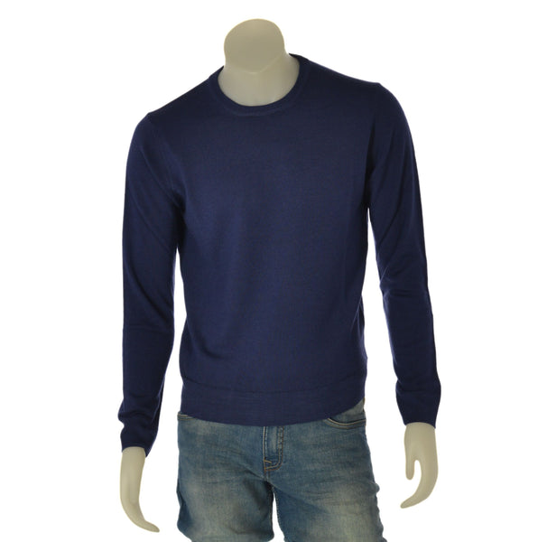 MAGLIONE UOMO  ENRICO COVERI GIROCOLLO MELANGE LANA BASICO ART. EC236W