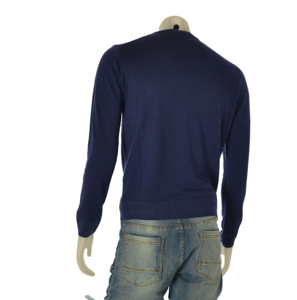 MAGLIONE UOMO  ENRICO COVERI GIROCOLLO MELANGE LANA BASICO ART. EC236W