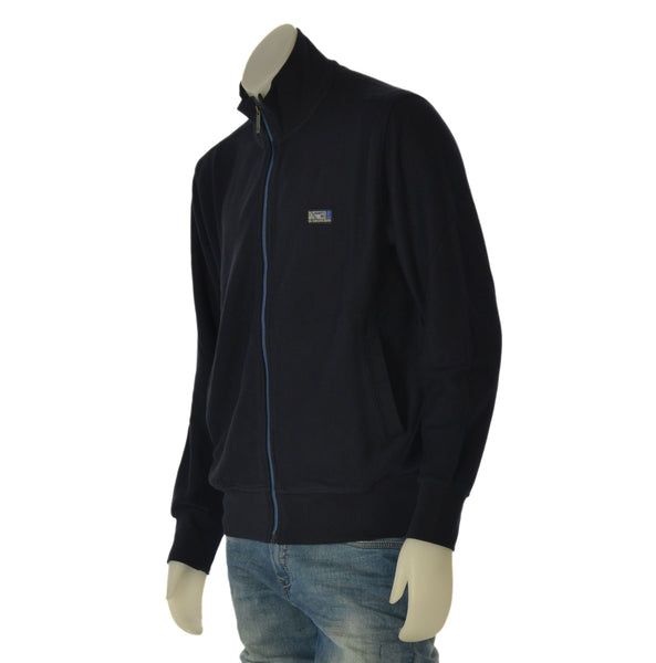 FELPA GARZATA UOMO IL GRANCHIO COLLO ALTO FRENCH TERRY FULL ZIP TASCHE COTONE ART.54FGR132