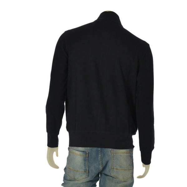 FELPA GARZATA UOMO IL GRANCHIO COLLO ALTO FRENCH TERRY FULL ZIP TASCHE COTONE ART.54FGR132