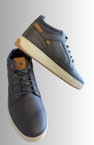 Scarpe LumberjackSNEARKES UOMO MATERIALE TECNICO ECOPELLE LACCI GOMMA ANTISCIVOLO ART MARVIN 102217656