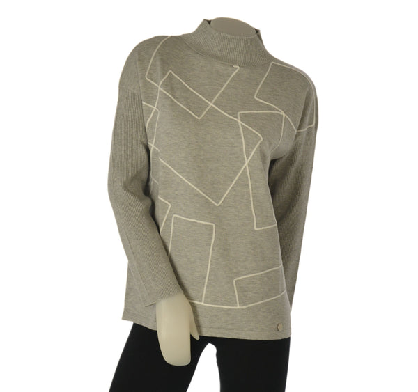 MAGLIONE DONNA RIVA TRICOT LUPETTO RICAMI ART. B315302