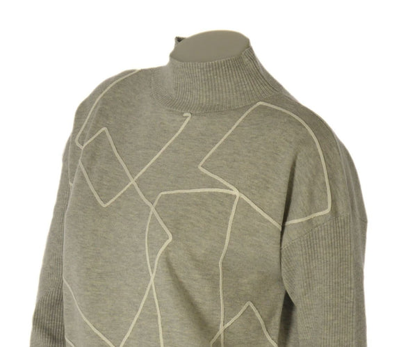 MAGLIONE DONNA RIVA TRICOT LUPETTO RICAMI ART. B315302