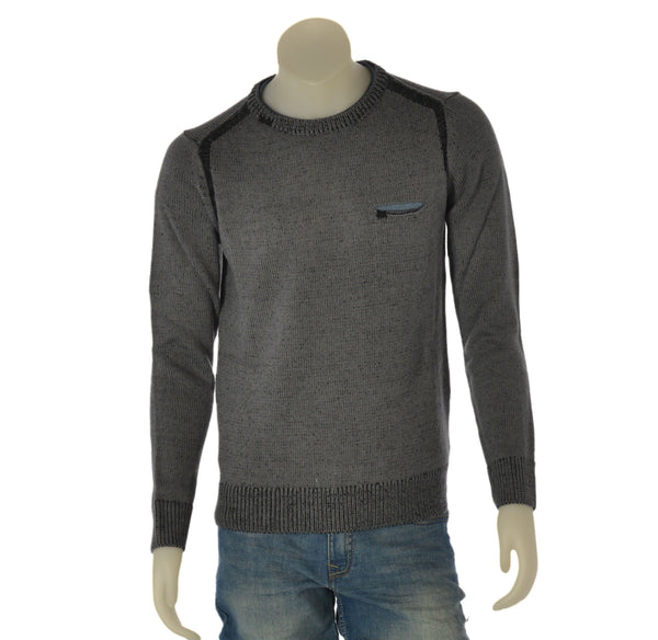 MAGLIONE UOMO CONSENSO GIROCOLLO TOPPE TASCHINO ART. 4357 225