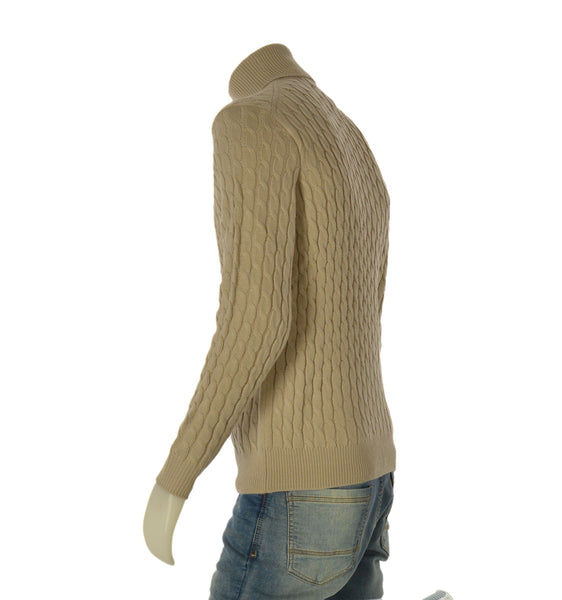 MAGLIONE UOMO BEVERLY HILLS POLO CLUB DOLCEVITA TRECCE LOGO ART. M431719