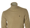 MAGLIONE UOMO BEVERLY HILLS POLO CLUB DOLCEVITA TRECCE LOGO ART. M431719