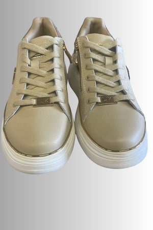 Scarpe Lumberjack donna Sneakers eco pelle cerniera latrale e lacci leggeri art guerice womwn