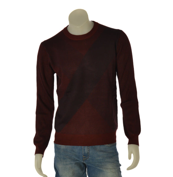 MAGLIONE UOMO CONSENSO PARICOLLO FANTASIA GEOMETRICA ART. 4131 225