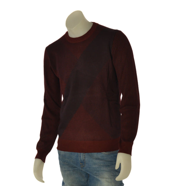 MAGLIONE UOMO CONSENSO PARICOLLO FANTASIA GEOMETRICA ART. 4131 225