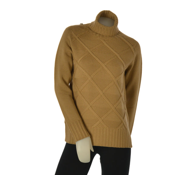 MAGLIONE DONNA VALERIE DOLCEVITA ROMBI LANA MERINO EXTRA FINE ART. 1138