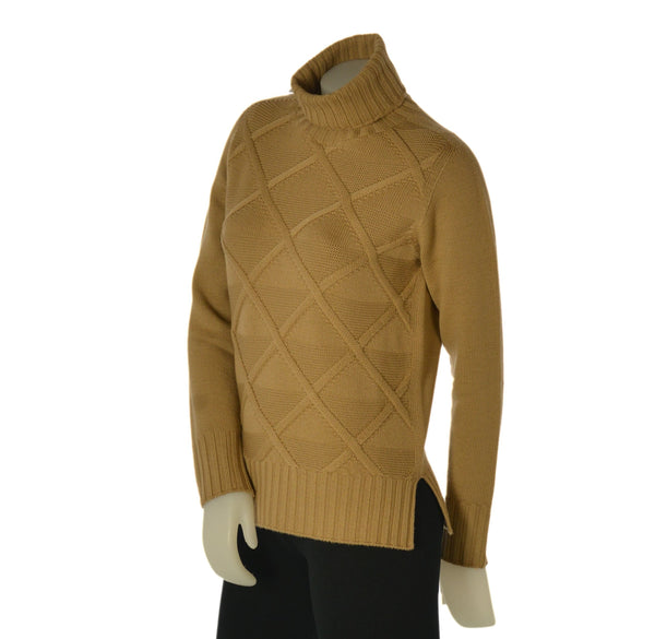 MAGLIONE DONNA VALERIE DOLCEVITA ROMBI LANA MERINO EXTRA FINE ART. 1138