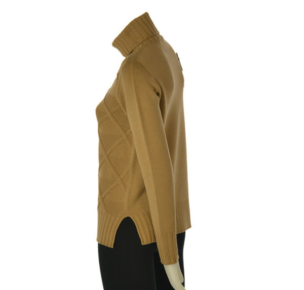 MAGLIONE DONNA VALERIE DOLCEVITA ROMBI LANA MERINO EXTRA FINE ART. 1138