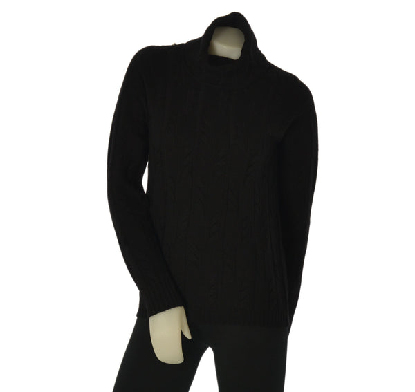 MAGLIONE DONNA VALERIE TRECCE CIAMBELLA LANA MERINO EXTRAFINE ART. 1151