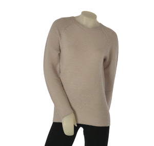 MAGLIONE DONNA VALERIE GIROCOLLO COSTE PAILLETTES LANA MERINO EXTRAFINE ART.  1182