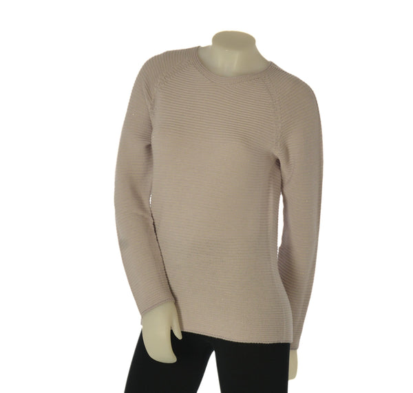 MAGLIONE DONNA VALERIE GIROCOLLO COSTE PAILLETTES LANA MERINO EXTRAFINE ART.  1182