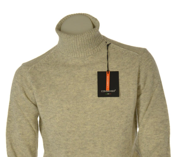 MAGLIONE UOMO CONSENSO DOLCEVITA TOPPE LANA ART. 4156 225