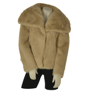 ECOPELLICCIA DONNA GRIFFAI BOTTONI TASCHE COLLO CORTA ART.5500