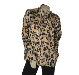 CAMICIA DONNA MATTA FANTASIA FIOCCO BOTTONI POLSINI ART.X745