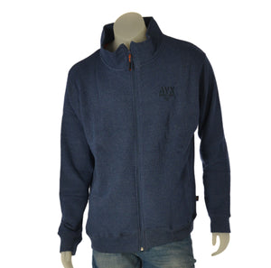 MAGLIONE UOMO AVIREX FULL ZIP TASCHE FELPATO ART. AX0677