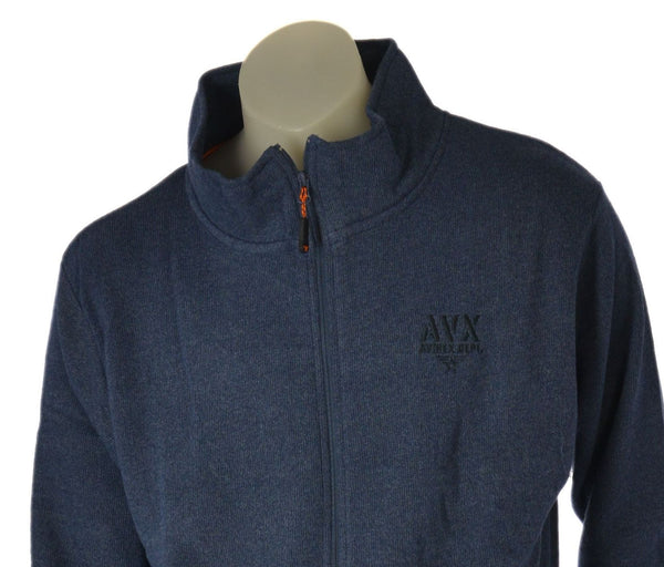 MAGLIONE UOMO AVIREX FULL ZIP TASCHE FELPATO ART. AX0677