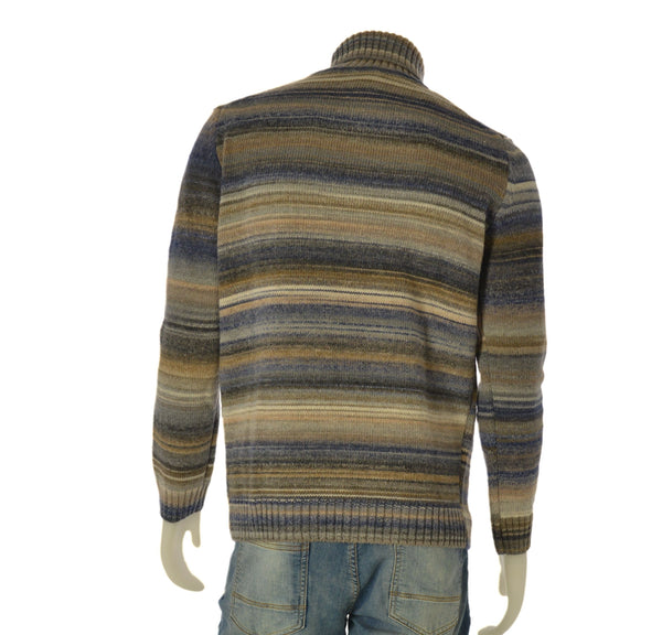 MAGLIONE UOMO  ENRICO COVERI DOLCEVITA FANTASIA LANA ART. EC246