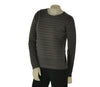 MAGLIONE DONNA GAIA B GIROCOLLO LUREX RIGHE VISCOSA ART. 331