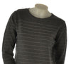 MAGLIONE DONNA GAIA B GIROCOLLO LUREX RIGHE VISCOSA ART. 331