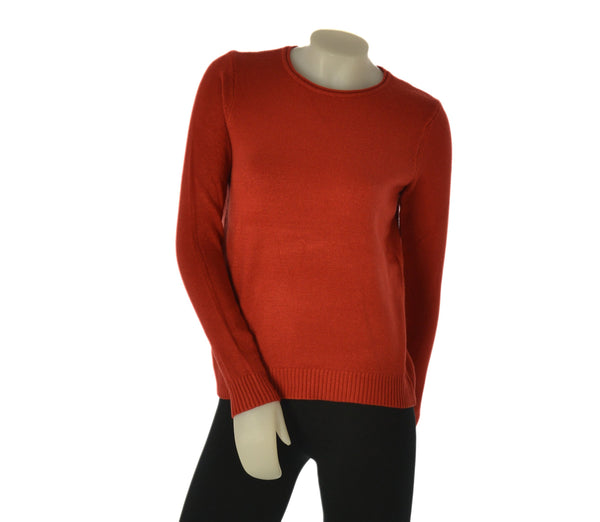 MAGLIONE DONNA GAIA B GIROCOLLO BASICO ELASTICIZZATO VISCOSA ART.300