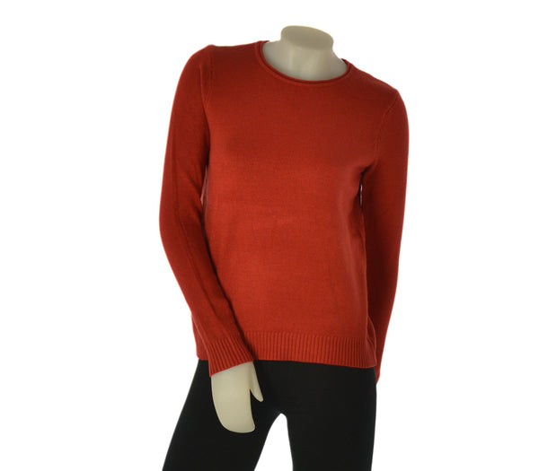 MAGLIONE DONNA GAIA B GIROCOLLO BASICO ELASTICIZZATO VISCOSA ART.300