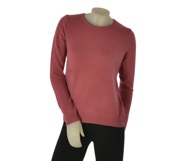 MAGLIONE DONNA GAIA B GIROCOLLO BASICO ELASTICIZZATO VISCOSA ART.300