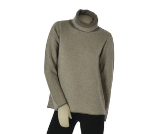 MAGLIONE DONNA TENEREZZA COLLO ANELLO PUNTINATO ART. 21382