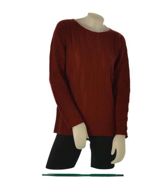 MAGLIONE DONNA RIVA TRICOT BARCHETTA LAVORAZIONE ART.B315319A