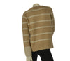 MAGLIONE DONNA GAIA B GIROCOLLO RIGHE  LUREX MICRO PAILLETTES ART. 315