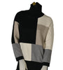 MAGLIONE DONNA DOLCEVITA QUADRI SPACCHI VISCOSA ART. 3083 MARCA GRIFFAI