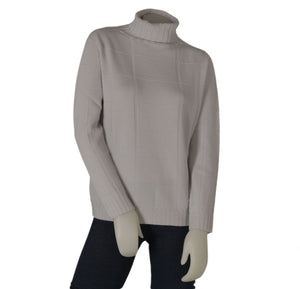 MAGLIONE DONNA LANA DOLCEVITA POLSINI FASCIA LAVORAZIONE MARCA RIVA TRICOT ART. S915607A